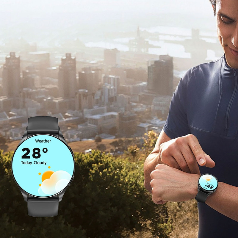 ساعت هوشمند بلک ویو مدل X20 کنترل سطح اکسیژن خون، شمارش ضربان قلب، نمایش وضیعت خواب، با بند سیلیکونی