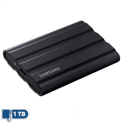 اس اس دی اکسترنال سامسونگ مدل T7 SHIELD ظرفیت 1 ترابایت رابط USB 3.2 Gen2 رنگ بژ